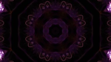 Soyut boya fırça mürekkep patlayabilir formanın düzgün kavramı simetrik desen süs dekoratif Kaleidoscope hareketi geometrik daire ve yıldız şekli