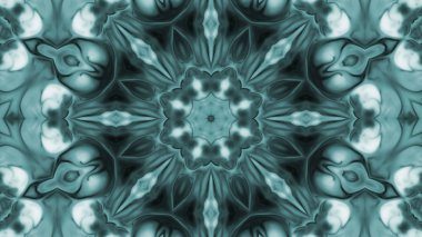 Soyut boya fırça mürekkep patlayabilir formanın düzgün kavramı simetrik desen süs dekoratif Kaleidoscope hareketi geometrik daire ve yıldız şekli