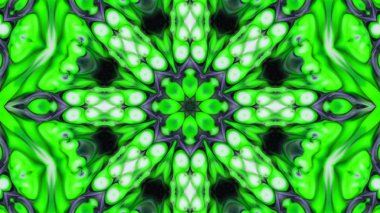 Soyut boya fırça mürekkep patlayabilir formanın düzgün kavramı simetrik desen süs dekoratif Kaleidoscope hareketi geometrik daire ve yıldız şekli