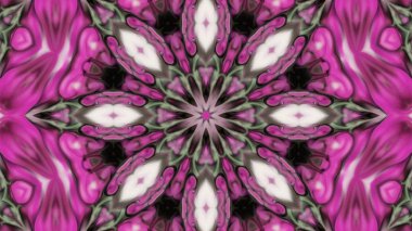 Soyut boya fırça mürekkep patlayabilir formanın düzgün kavramı simetrik desen süs dekoratif Kaleidoscope hareketi geometrik daire ve yıldız şekli