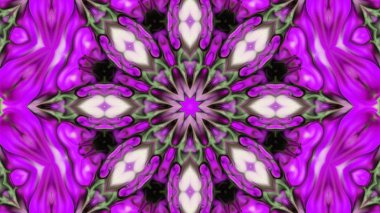 Soyut boya fırça mürekkep patlayabilir formanın düzgün kavramı simetrik desen süs dekoratif Kaleidoscope hareketi geometrik daire ve yıldız şekli