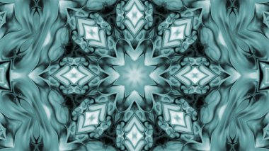 Soyut boya fırça mürekkep patlayabilir formanın düzgün kavramı simetrik desen süs dekoratif Kaleidoscope hareketi geometrik daire ve yıldız şekli