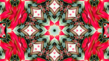 Soyut boya fırça mürekkep patlayabilir formanın düzgün kavramı simetrik desen süs dekoratif Kaleidoscope hareketi geometrik daire ve yıldız şekli