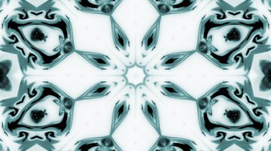 Soyut boya fırça mürekkep patlayabilir formanın düzgün kavramı simetrik desen süs dekoratif Kaleidoscope hareketi geometrik daire ve yıldız şekli