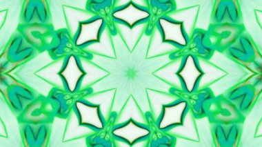 Soyut boya fırça mürekkep patlayabilir formanın düzgün kavramı simetrik desen süs dekoratif Kaleidoscope hareketi geometrik daire ve yıldız şekli