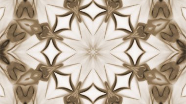 Soyut boya fırça mürekkep patlayabilir formanın düzgün kavramı simetrik desen süs dekoratif Kaleidoscope hareketi geometrik daire ve yıldız şekli