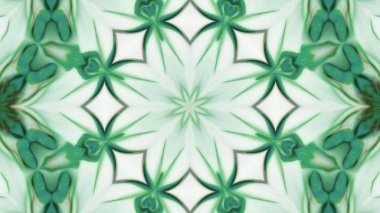 Soyut boya fırça mürekkep patlayabilir formanın düzgün kavramı simetrik desen süs dekoratif Kaleidoscope hareketi geometrik daire ve yıldız şekli