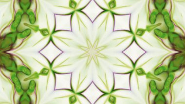 Soyut boya fırça mürekkep patlayabilir formanın düzgün kavramı simetrik desen süs dekoratif Kaleidoscope hareketi geometrik daire ve yıldız şekli