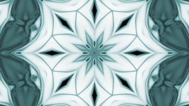 Soyut boya fırça mürekkep patlayabilir formanın düzgün kavramı simetrik desen süs dekoratif Kaleidoscope hareketi geometrik daire ve yıldız şekli