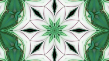 Soyut boya fırça mürekkep patlayabilir formanın düzgün kavramı simetrik desen süs dekoratif Kaleidoscope hareketi geometrik daire ve yıldız şekli