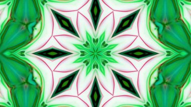 Soyut boya fırça mürekkep patlayabilir formanın düzgün kavramı simetrik desen süs dekoratif Kaleidoscope hareketi geometrik daire ve yıldız şekli