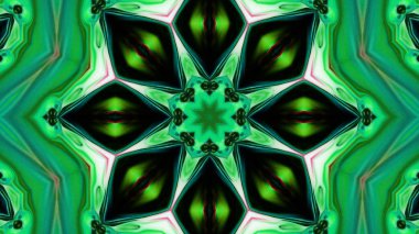 Soyut boya fırça mürekkep patlayabilir formanın düzgün kavramı simetrik desen süs dekoratif Kaleidoscope hareketi geometrik daire ve yıldız şekli