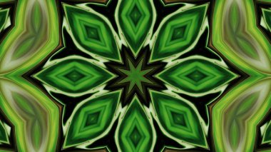 Soyut boya fırça mürekkep patlayabilir formanın düzgün kavramı simetrik desen süs dekoratif Kaleidoscope hareketi geometrik daire ve yıldız şekli