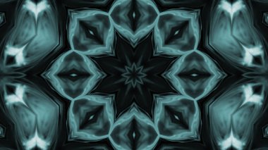 Soyut boya fırça mürekkep patlayabilir formanın düzgün kavramı simetrik desen süs dekoratif Kaleidoscope hareketi geometrik daire ve yıldız şekli