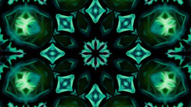 Soyut boya fırça mürekkep patlayabilir formanın düzgün kavramı simetrik desen süs dekoratif Kaleidoscope hareketi geometrik daire ve yıldız şekli