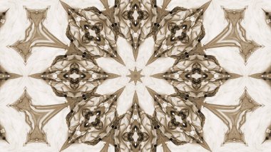 Soyut boya fırça mürekkep patlayabilir formanın düzgün kavramı simetrik desen süs dekoratif Kaleidoscope hareketi geometrik daire ve yıldız şekli