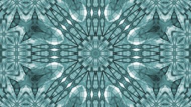 Soyut boya fırça mürekkep patlayabilir formanın düzgün kavramı simetrik desen süs dekoratif Kaleidoscope hareketi geometrik daire ve yıldız şekli