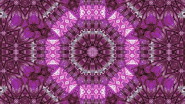 Soyut boya fırça mürekkep patlayabilir formanın düzgün kavramı simetrik desen süs dekoratif Kaleidoscope hareketi geometrik daire ve yıldız şekli