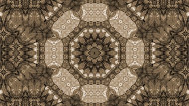 Soyut boya fırça mürekkep patlayabilir formanın düzgün kavramı simetrik desen süs dekoratif Kaleidoscope hareketi geometrik daire ve yıldız şekli