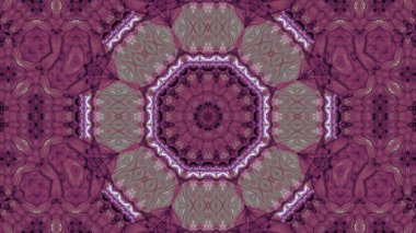 Soyut boya fırça mürekkep patlayabilir formanın düzgün kavramı simetrik desen süs dekoratif Kaleidoscope hareketi geometrik daire ve yıldız şekli