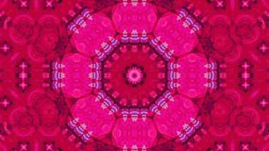 Soyut boya fırça mürekkep patlayabilir formanın düzgün kavramı simetrik desen süs dekoratif Kaleidoscope hareketi geometrik daire ve yıldız şekli