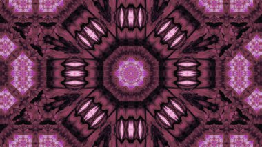 Soyut boya fırça mürekkep patlayabilir formanın düzgün kavramı simetrik desen süs dekoratif Kaleidoscope hareketi geometrik daire ve yıldız şekli