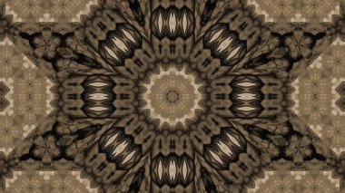 Soyut boya fırça mürekkep patlayabilir formanın düzgün kavramı simetrik desen süs dekoratif Kaleidoscope hareketi geometrik daire ve yıldız şekli