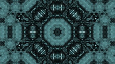 Soyut boya fırça mürekkep patlayabilir formanın düzgün kavramı simetrik desen süs dekoratif Kaleidoscope hareketi geometrik daire ve yıldız şekli