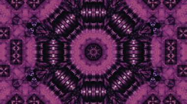 Soyut boya fırça mürekkep patlayabilir formanın düzgün kavramı simetrik desen süs dekoratif Kaleidoscope hareketi geometrik daire ve yıldız şekli