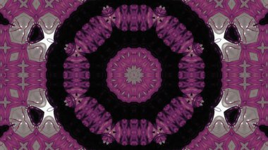 Soyut boya fırça mürekkep patlayabilir formanın düzgün kavramı simetrik desen süs dekoratif Kaleidoscope hareketi geometrik daire ve yıldız şekli