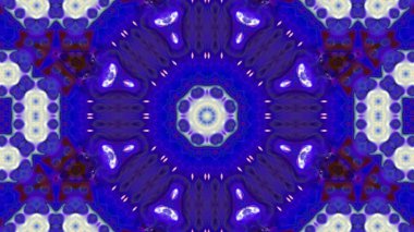 Soyut boya fırça mürekkep patlayabilir formanın düzgün kavramı simetrik desen süs dekoratif Kaleidoscope hareketi geometrik daire ve yıldız şekli