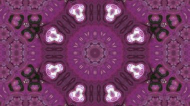 Soyut boya fırça mürekkep patlayabilir formanın düzgün kavramı simetrik desen süs dekoratif Kaleidoscope hareketi geometrik daire ve yıldız şekli