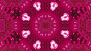 Soyut boya fırça mürekkep patlayabilir formanın düzgün kavramı simetrik desen süs dekoratif Kaleidoscope hareketi geometrik daire ve yıldız şekli