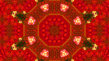 Soyut boya fırça mürekkep patlayabilir formanın düzgün kavramı simetrik desen süs dekoratif Kaleidoscope hareketi geometrik daire ve yıldız şekli