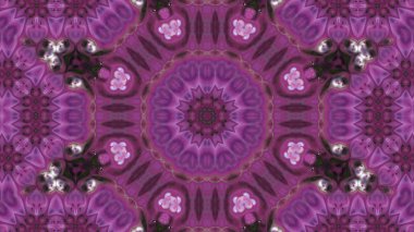 Soyut boya fırça mürekkep patlayabilir formanın düzgün kavramı simetrik desen süs dekoratif Kaleidoscope hareketi geometrik daire ve yıldız şekli