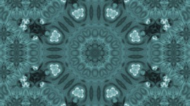 Soyut boya fırça mürekkep patlayabilir formanın düzgün kavramı simetrik desen süs dekoratif Kaleidoscope hareketi geometrik daire ve yıldız şekli