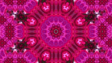 Soyut boya fırça mürekkep patlayabilir formanın düzgün kavramı simetrik desen süs dekoratif Kaleidoscope hareketi geometrik daire ve yıldız şekli