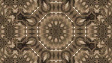 Soyut boya fırça mürekkep patlayabilir formanın düzgün kavramı simetrik desen süs dekoratif Kaleidoscope hareketi geometrik daire ve yıldız şekli