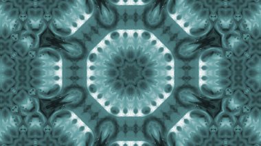 Soyut boya fırça mürekkep patlayabilir formanın düzgün kavramı simetrik desen süs dekoratif Kaleidoscope hareketi geometrik daire ve yıldız şekli