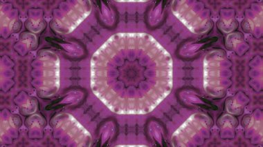 Soyut boya fırça mürekkep patlayabilir formanın düzgün kavramı simetrik desen süs dekoratif Kaleidoscope hareketi geometrik daire ve yıldız şekli