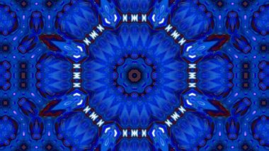 Soyut boya fırça mürekkep patlayabilir formanın düzgün kavramı simetrik desen süs dekoratif Kaleidoscope hareketi geometrik daire ve yıldız şekli