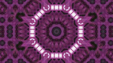 Soyut boya fırça mürekkep patlayabilir formanın düzgün kavramı simetrik desen süs dekoratif Kaleidoscope hareketi geometrik daire ve yıldız şekli