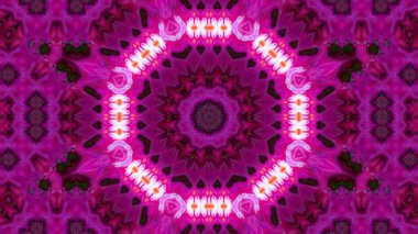 Soyut boya fırça mürekkep patlayabilir formanın düzgün kavramı simetrik desen süs dekoratif Kaleidoscope hareketi geometrik daire ve yıldız şekli