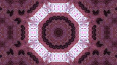 Soyut boya fırça mürekkep patlayabilir formanın düzgün kavramı simetrik desen süs dekoratif Kaleidoscope hareketi geometrik daire ve yıldız şekli