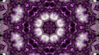 Soyut boya fırça mürekkep patlayabilir formanın düzgün kavramı simetrik desen süs dekoratif Kaleidoscope hareketi geometrik daire ve yıldız şekli