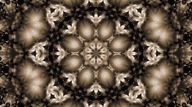 Soyut boya fırça mürekkep patlayabilir formanın düzgün kavramı simetrik desen süs dekoratif Kaleidoscope hareketi geometrik daire ve yıldız şekli