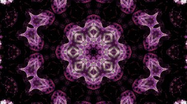 Soyut boya fırça mürekkep patlayabilir formanın düzgün kavramı simetrik desen süs dekoratif Kaleidoscope hareketi geometrik daire ve yıldız şekli