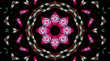 Soyut boya fırça mürekkep patlayabilir formanın düzgün kavramı simetrik desen süs dekoratif Kaleidoscope hareketi geometrik daire ve yıldız şekli