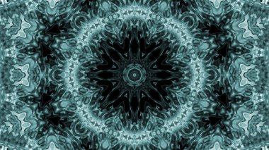 Soyut boya fırça mürekkep patlayabilir formanın düzgün kavramı simetrik desen süs dekoratif Kaleidoscope hareketi geometrik daire ve yıldız şekli