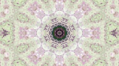 Soyut boya fırça mürekkep patlayabilir formanın düzgün kavramı simetrik desen süs dekoratif Kaleidoscope hareketi geometrik daire ve yıldız şekli